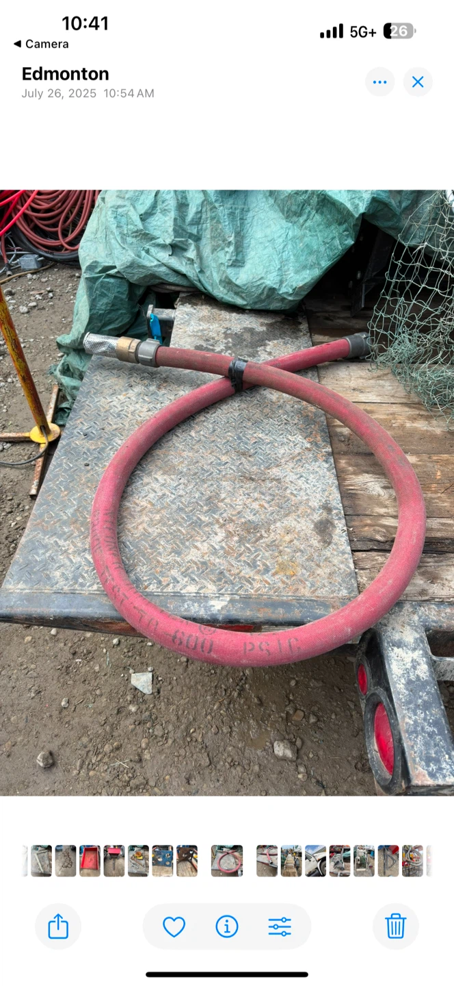 Variety of fire, suction and water hoses