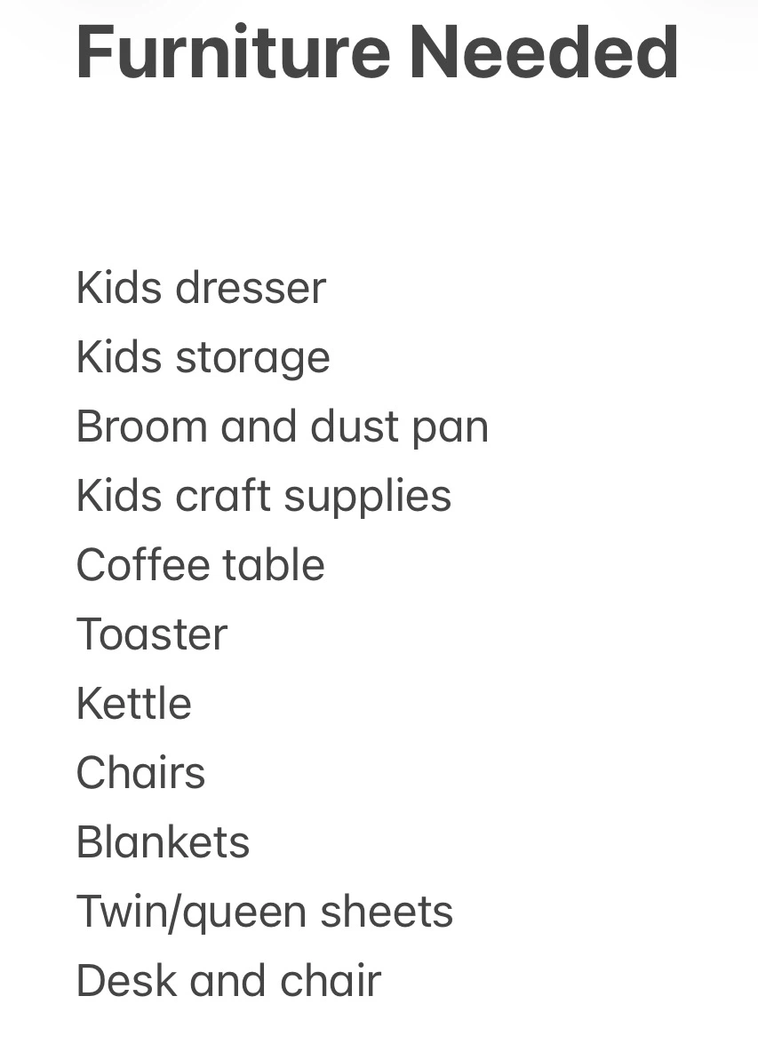 Furniture Donations