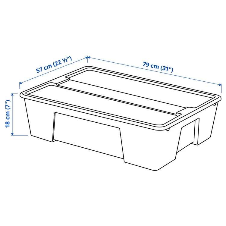 IKEA under the bed Storage Box - photo 5