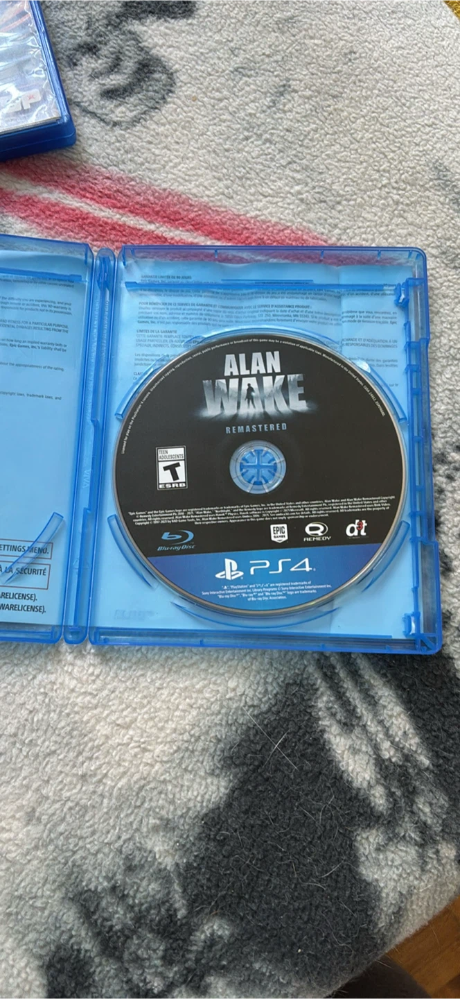 Alan Wake Remastered PS4 Game - photo 2