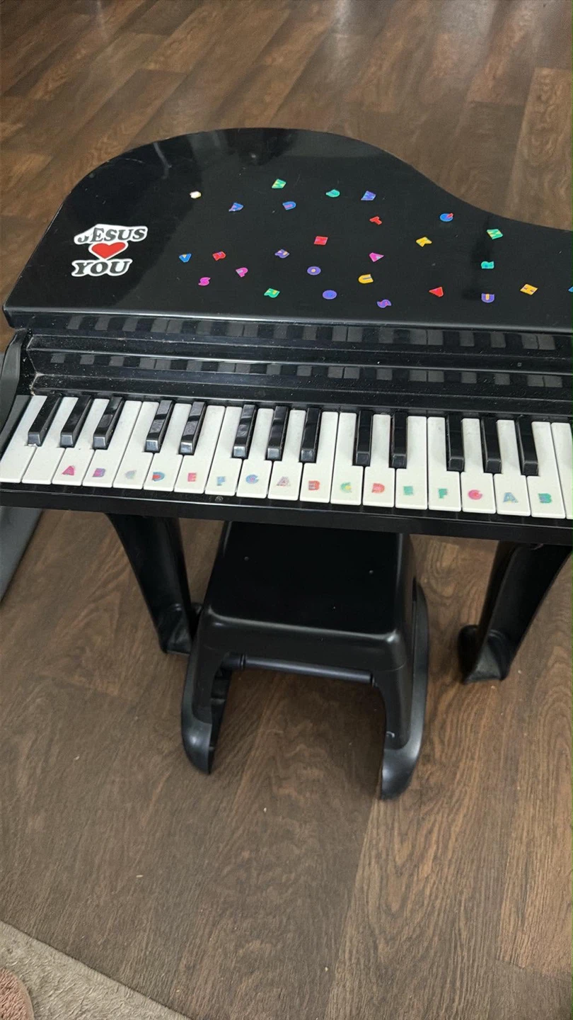 Kids Electronic Piano Keyboard with Stool