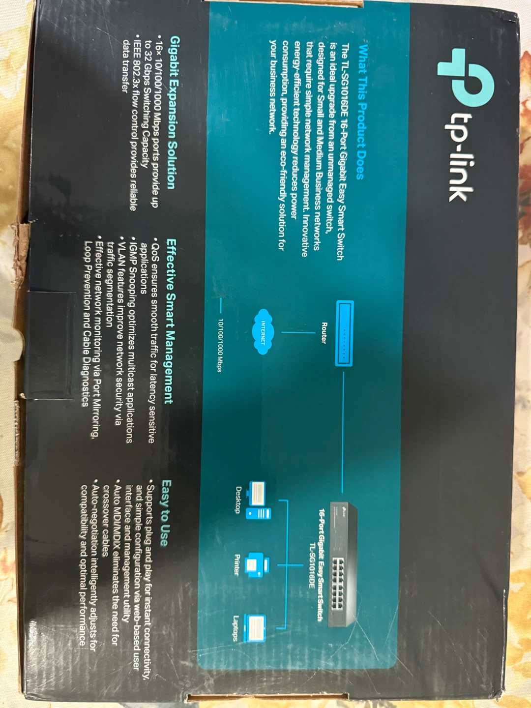 TP-Link TL-SG1016DE 16-Port Gigabit Easy Smart Switch - photo 5