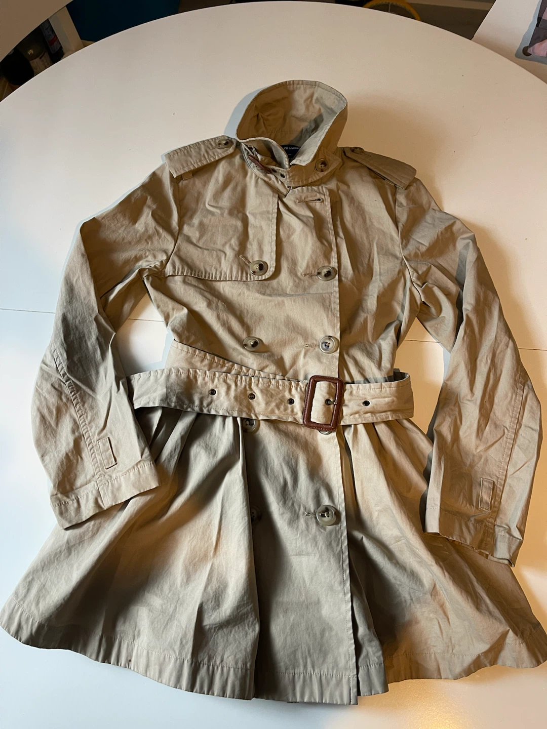 Ralph Lauren Girls’s Trench Coat Size 10