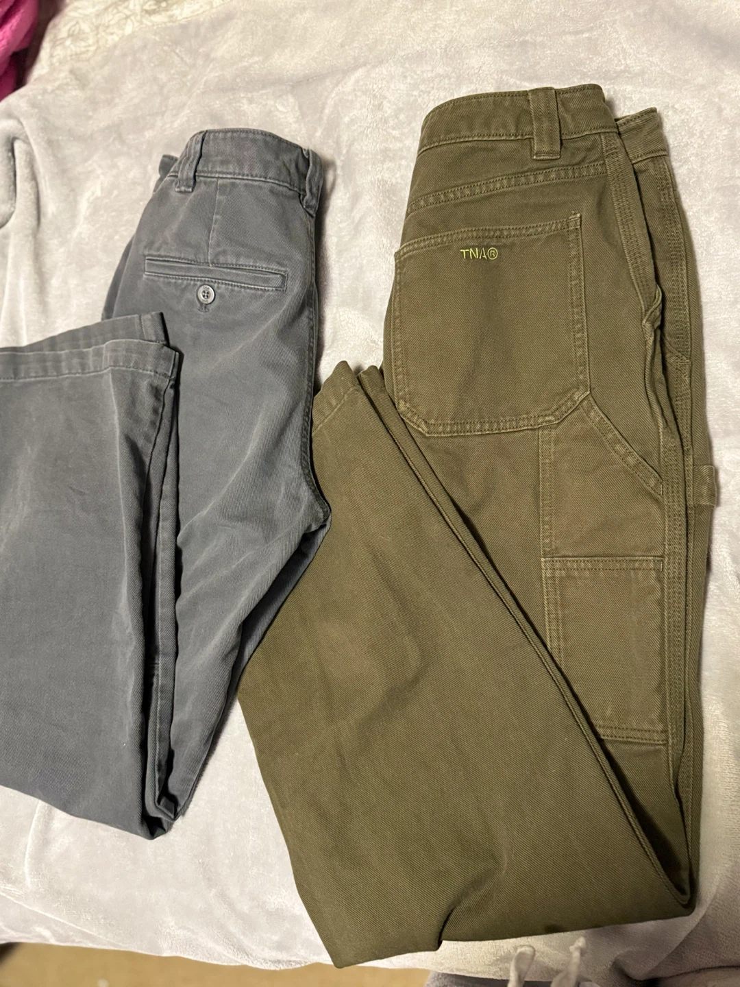 TNA Pants (Grey and Olive)