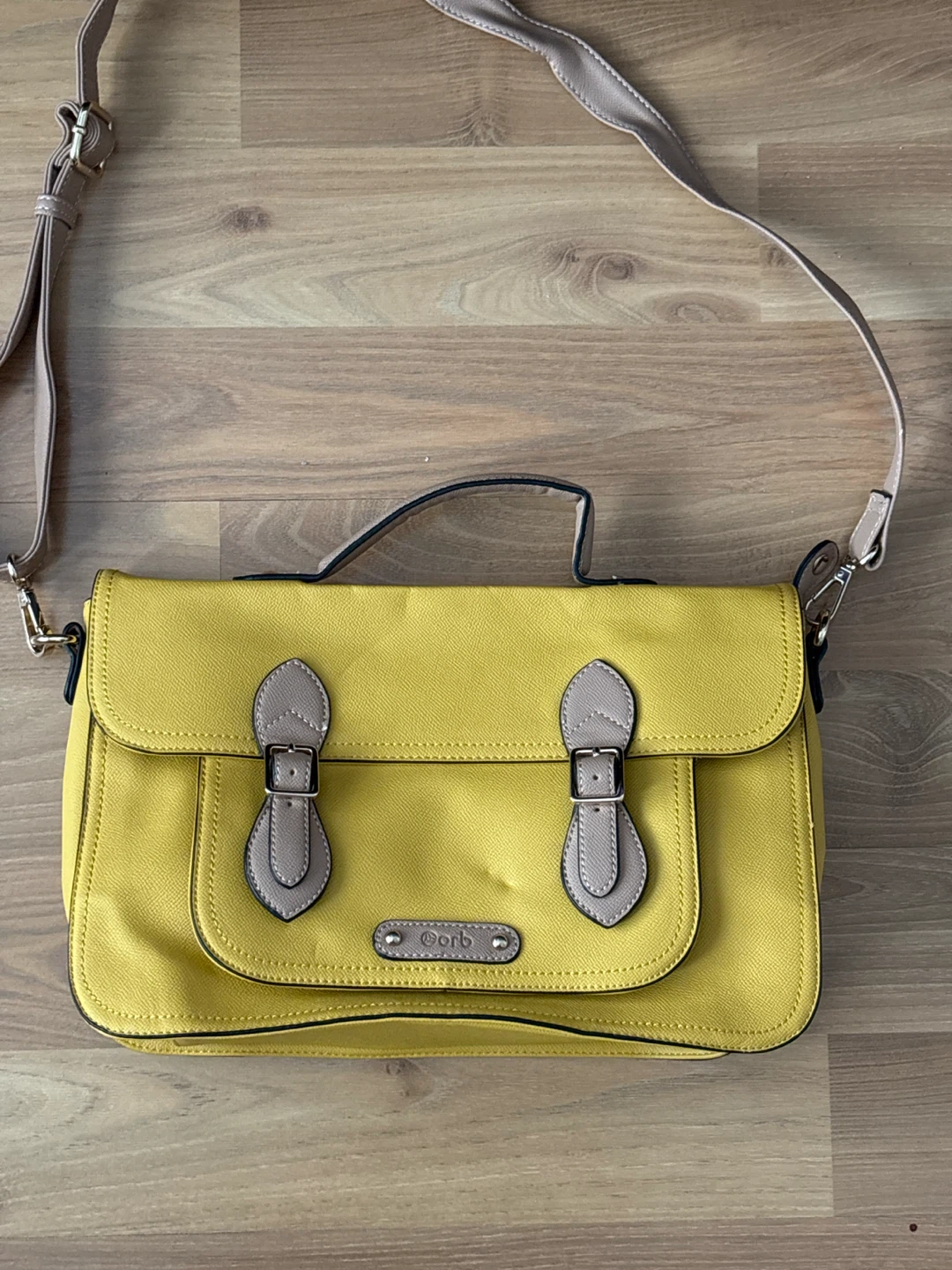 ORB Yellow Satchel Bag