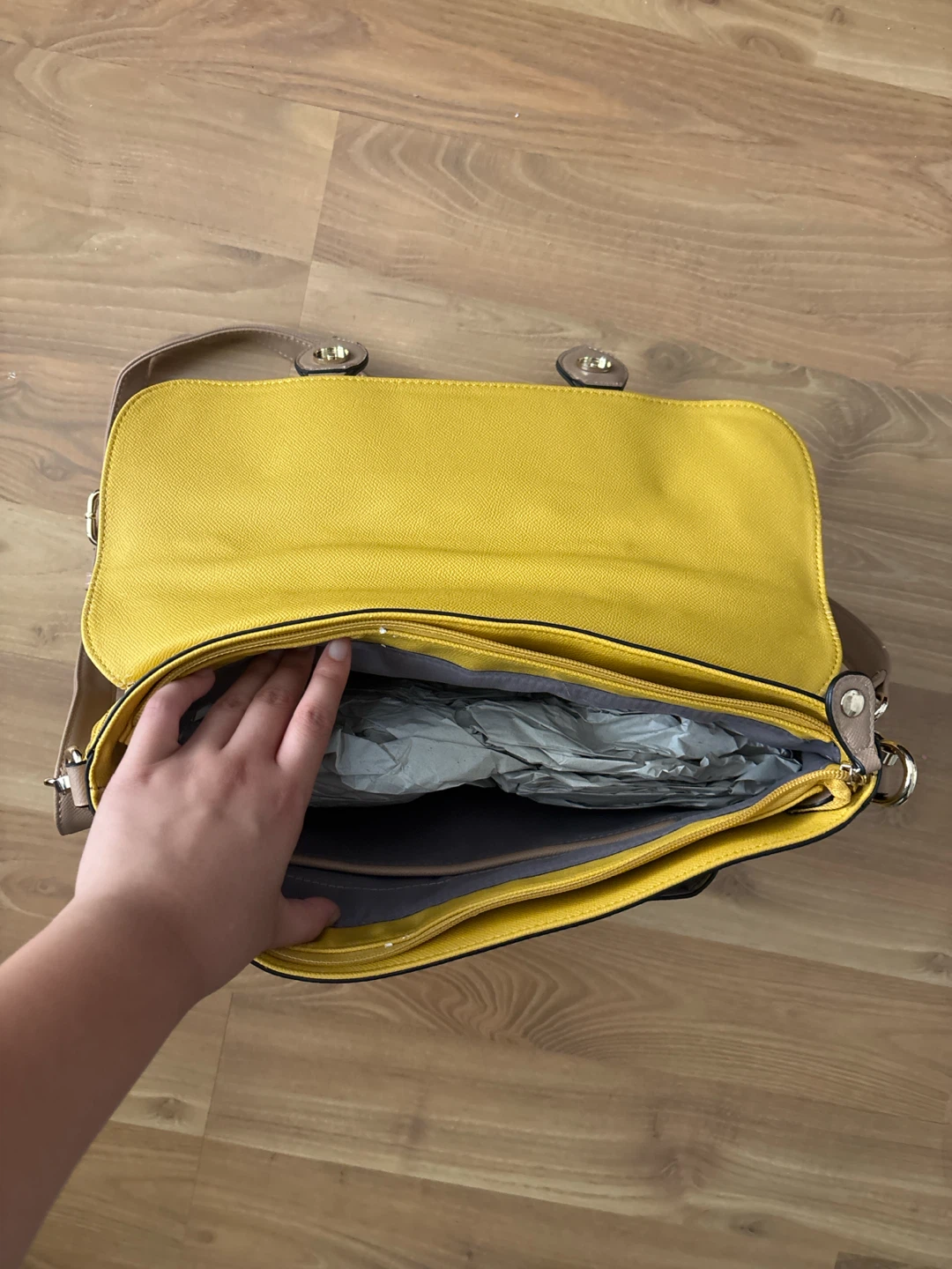 ORB Yellow Satchel Bag - photo 3