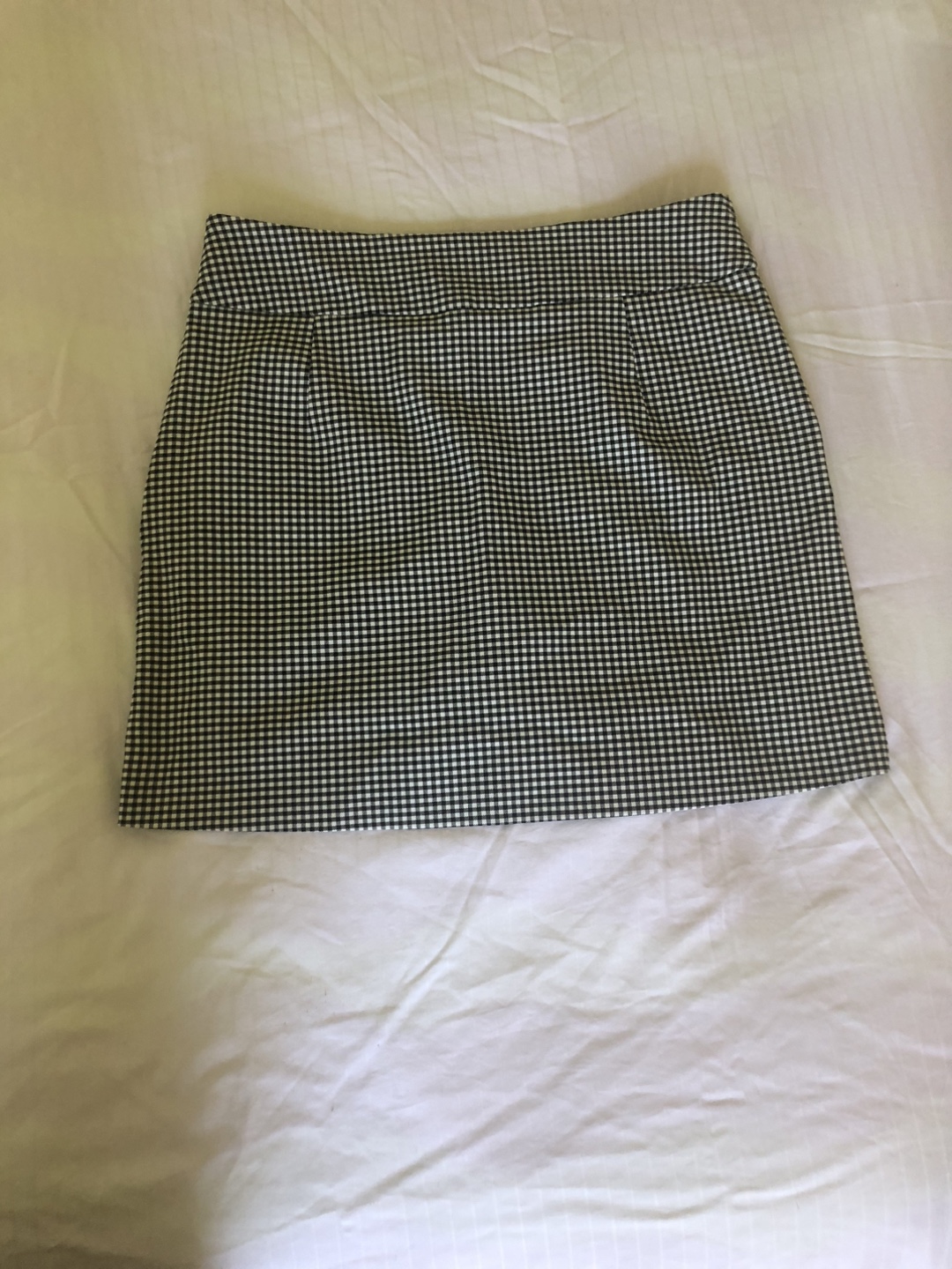 Gingham Mini Skirt - Size 12 - photo 2