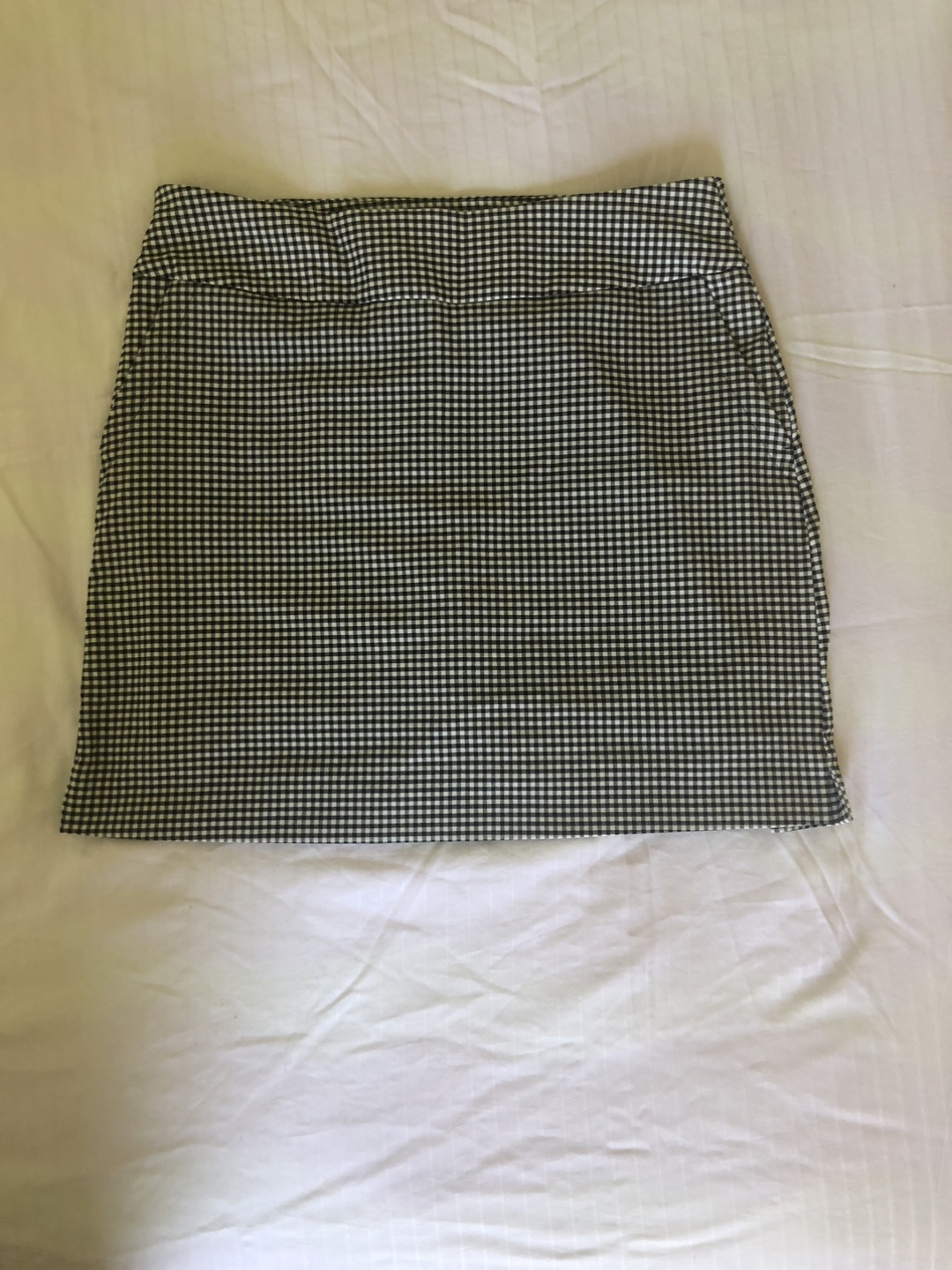 Gingham Mini Skirt - Size 12