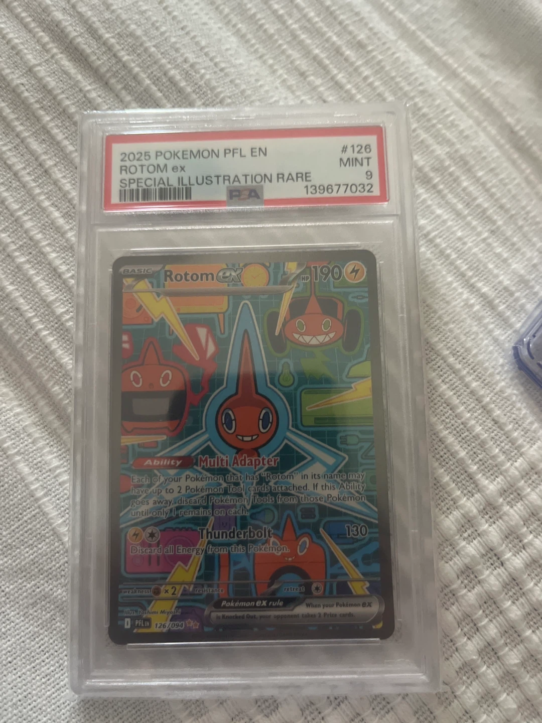 PSA Graded Pokemon Rotom EX Special Illustration Rare Card