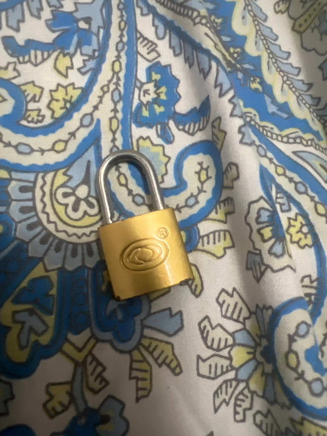 Gold-tone Padlock