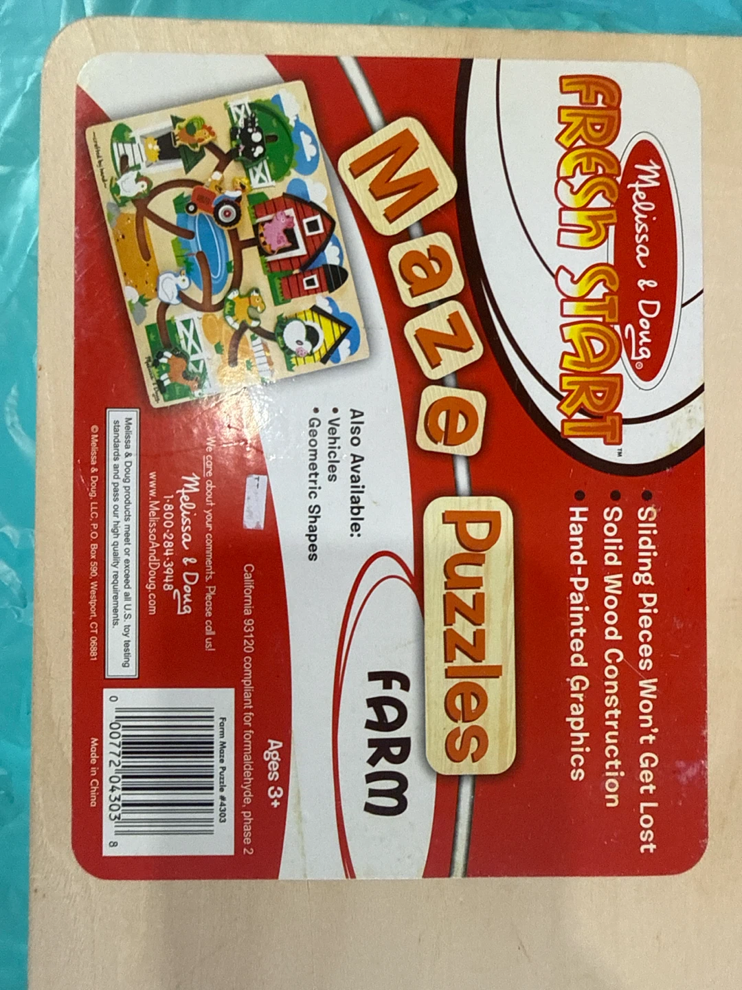 Melissa & Doug Wooden Farm Maze Puzzle - photo 2