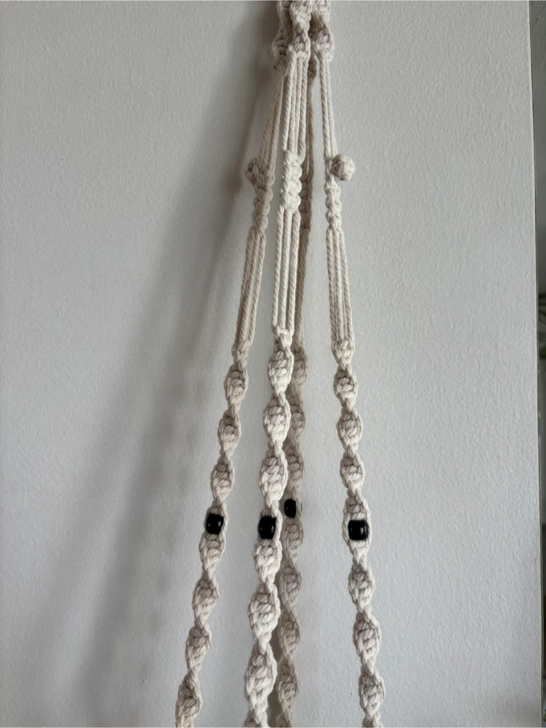 MOVING - Macrame Plant Hanger with Gold Pot - photo 3