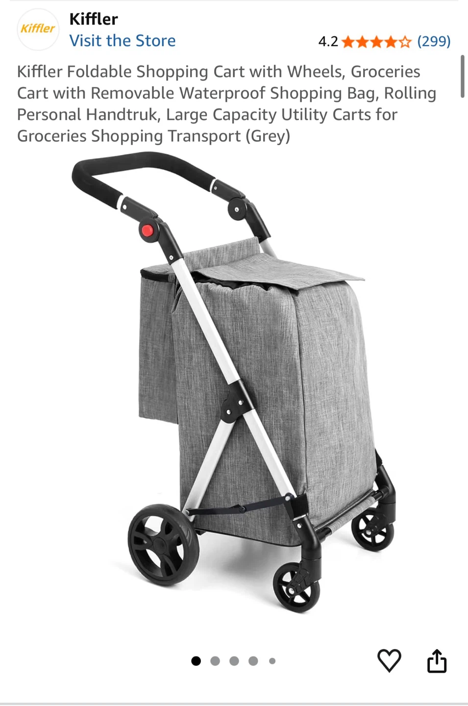 Kiffler Foldable Shopping Cart