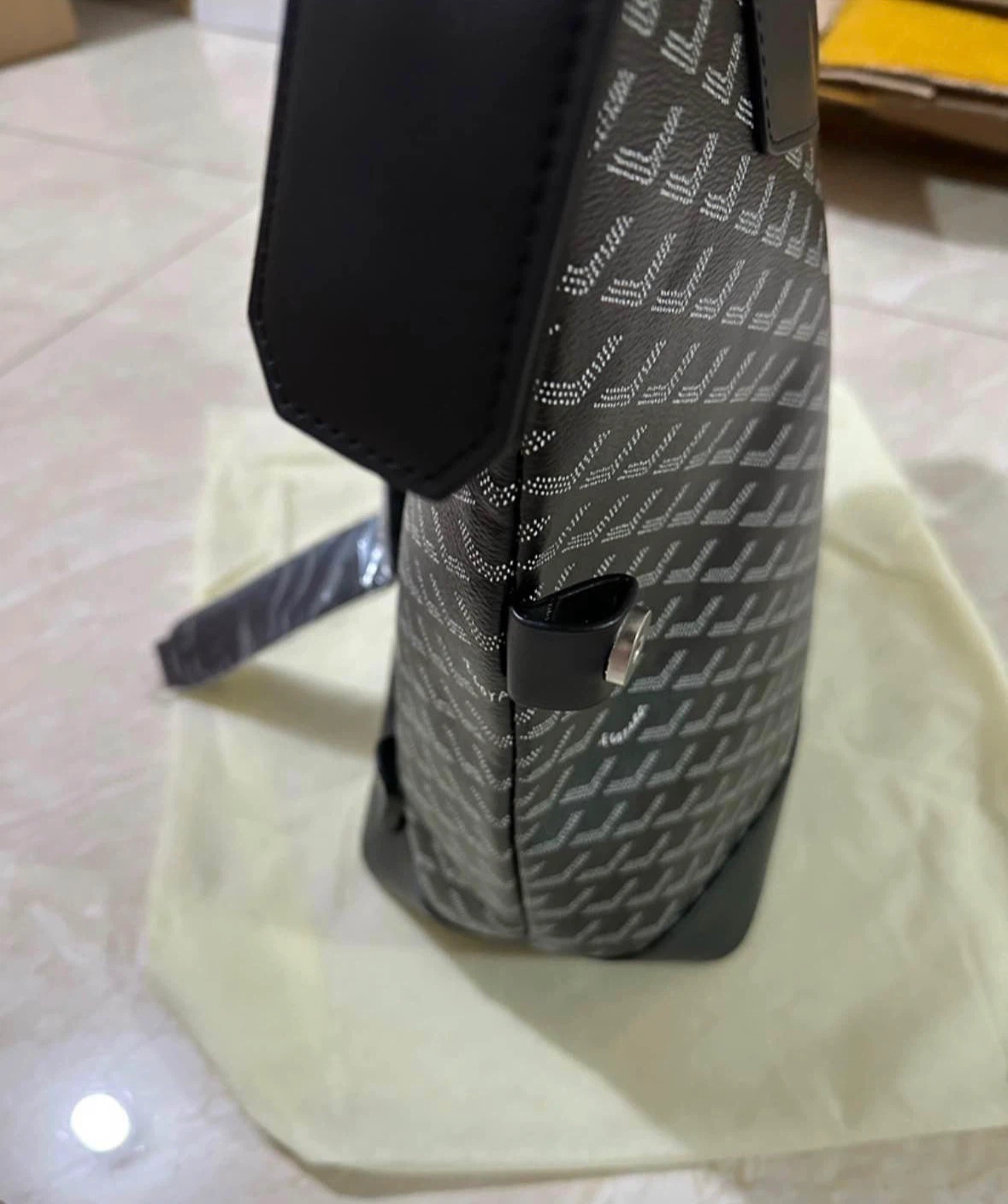 Goyard Black and White Patterned  Bag - photo 3