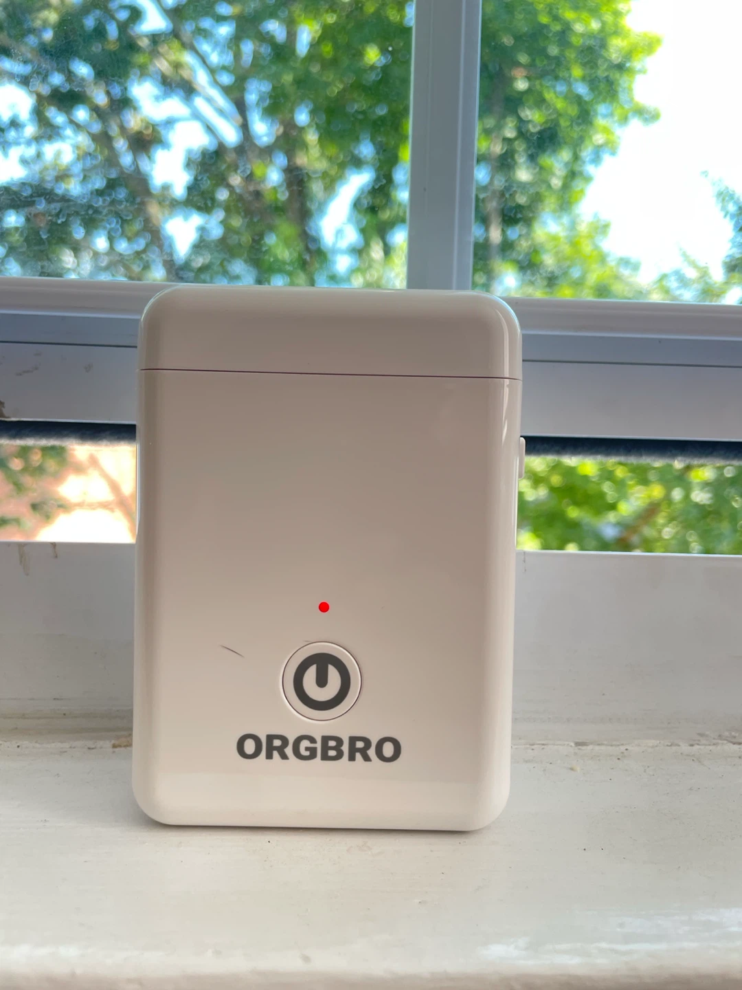 ORGPRO White Power Bank printer label