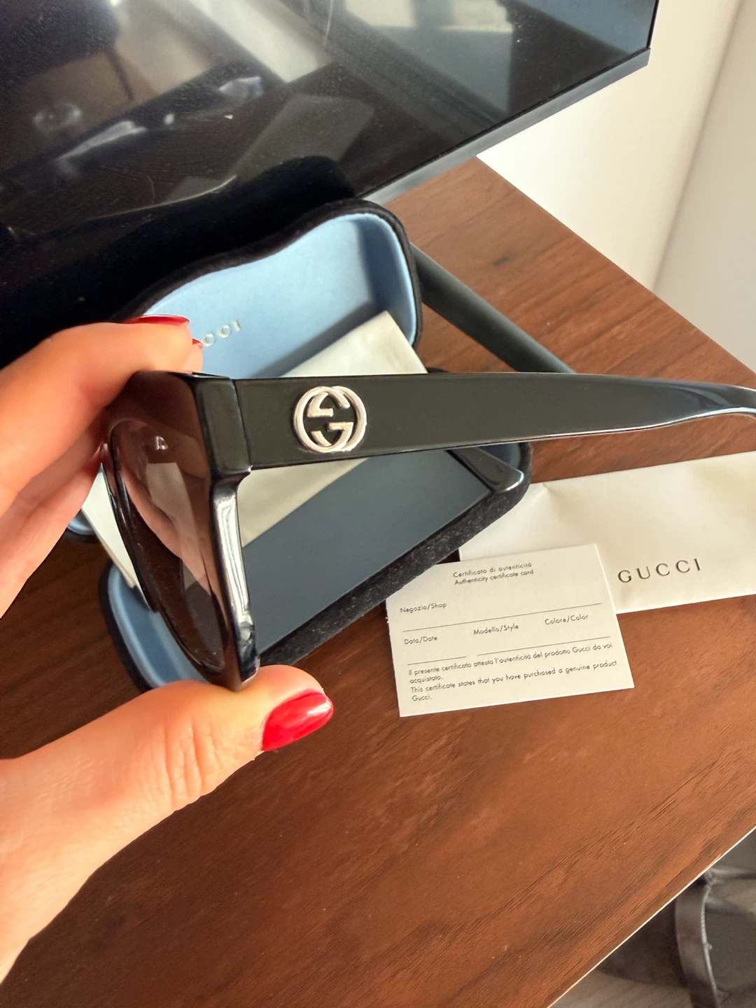 Gucci Chocolate Brown Cat-Eye Sunglasses - photo 3