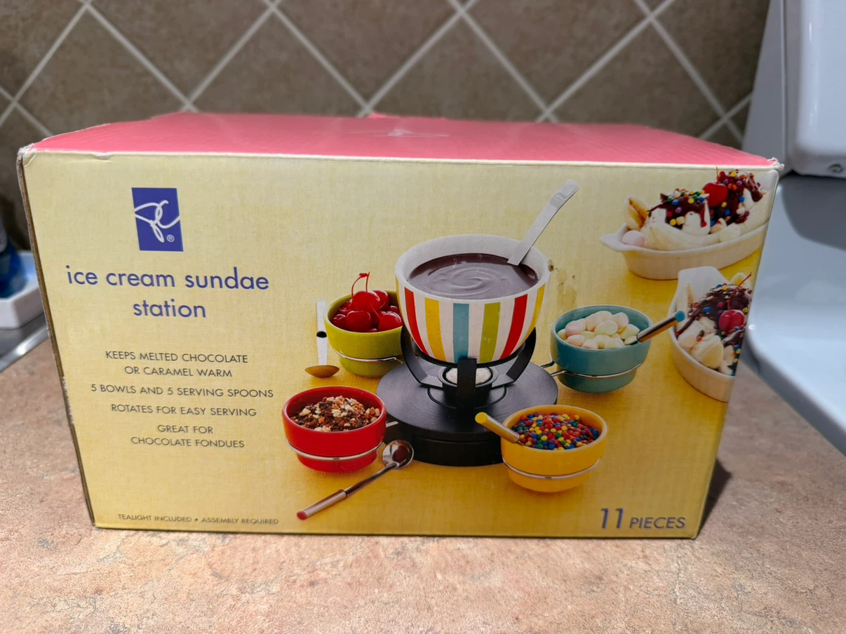President's Choice Ice Cream Sundae Station