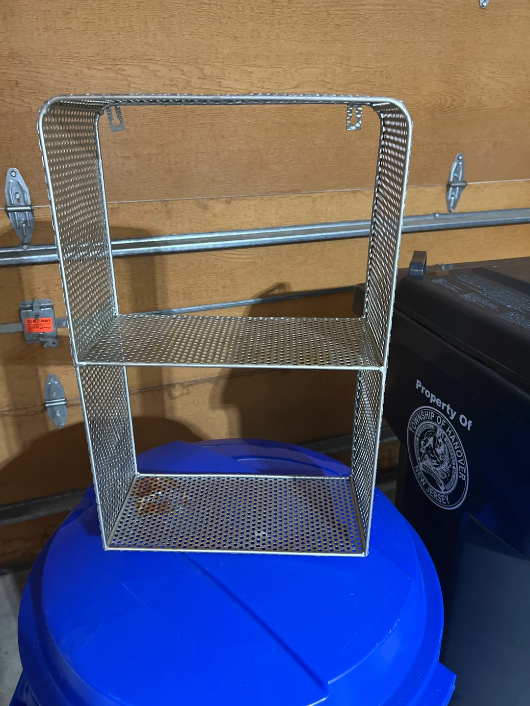 Perforated Metal Shelf Organizer