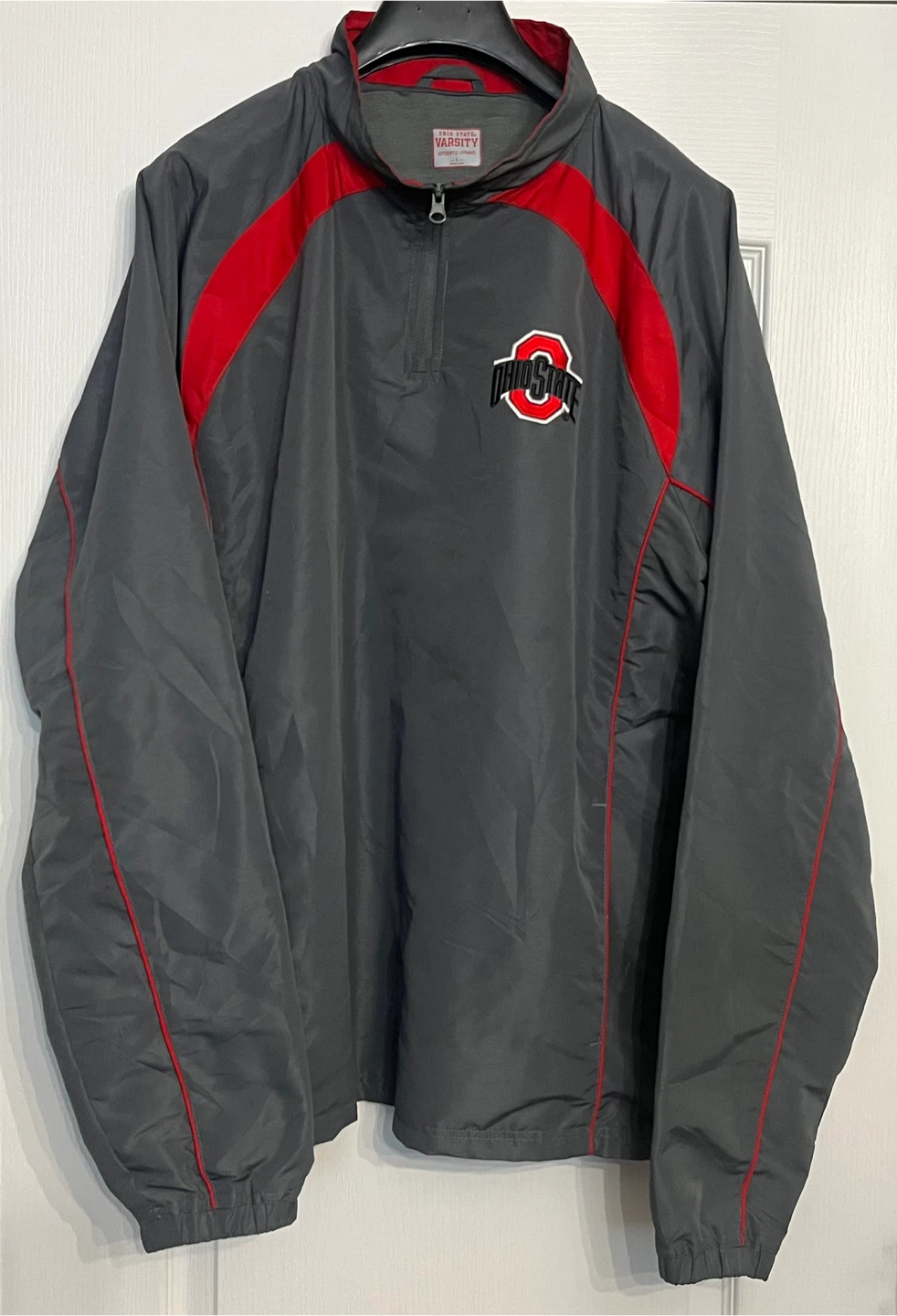Ohio State Buckeyes Varsity Pullover Jacket Men’s Large