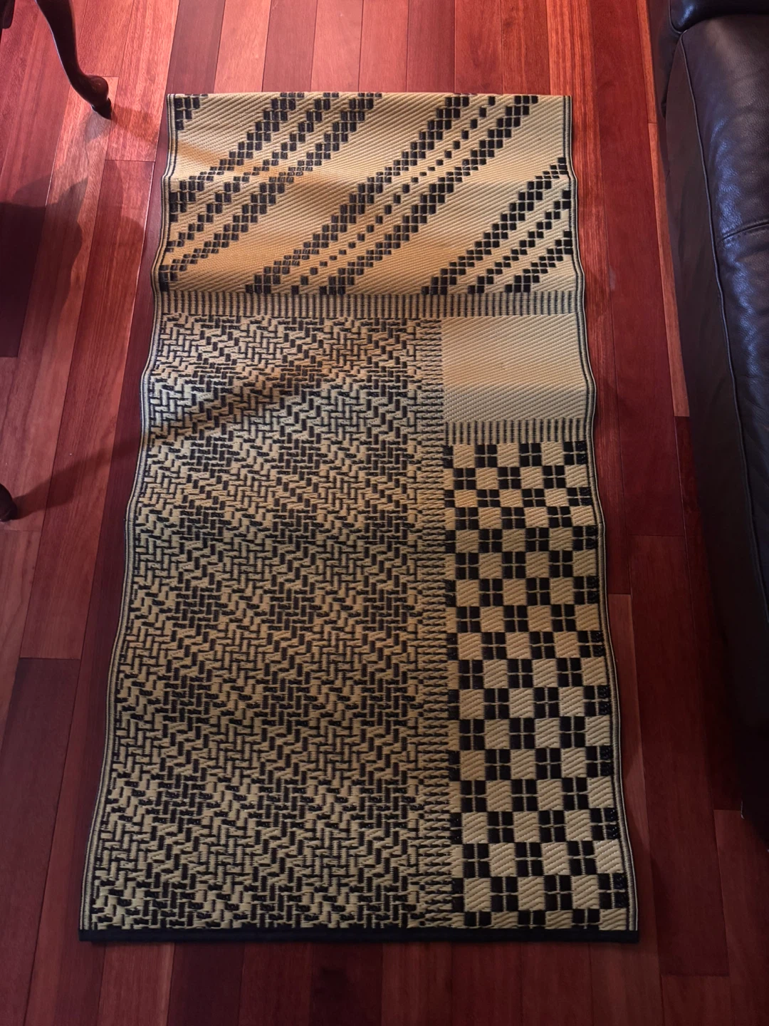 Set of Two Reversible Woven Mats - photo 3