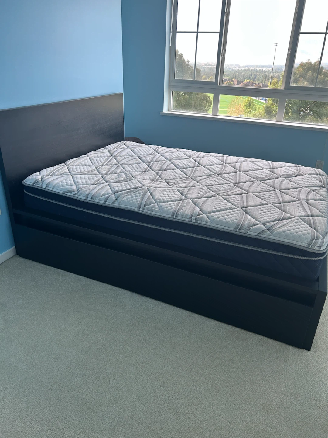 Double  Bed Frame and Mattress