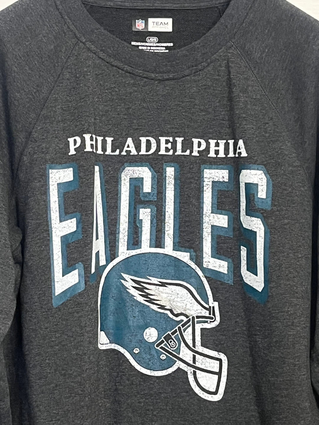 Philadelphia Eagles NFL Team Apparel Crewneck Sweatshirt - photo 2