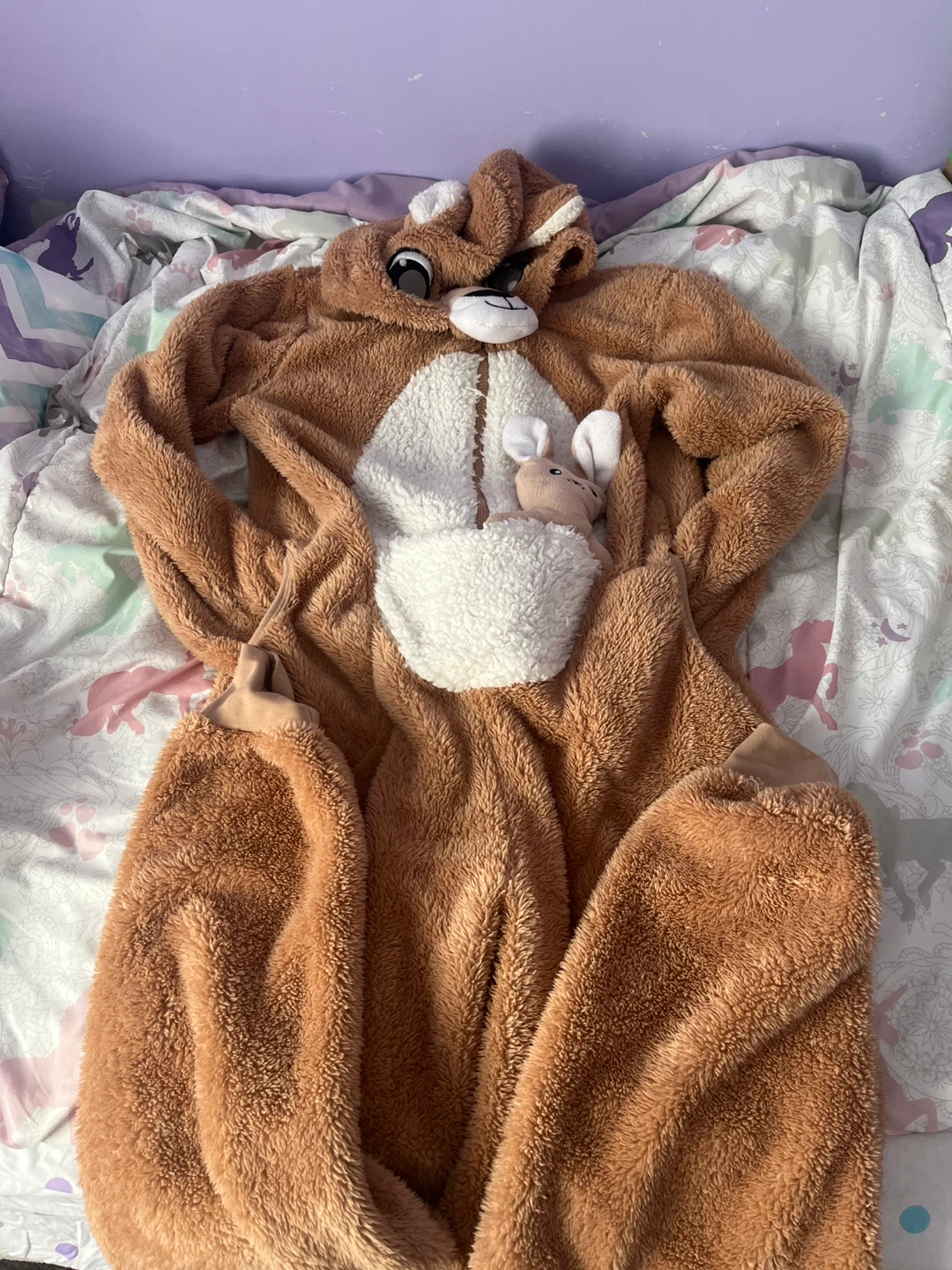 Funzietime Kangaroo Costume Pajamas S/P