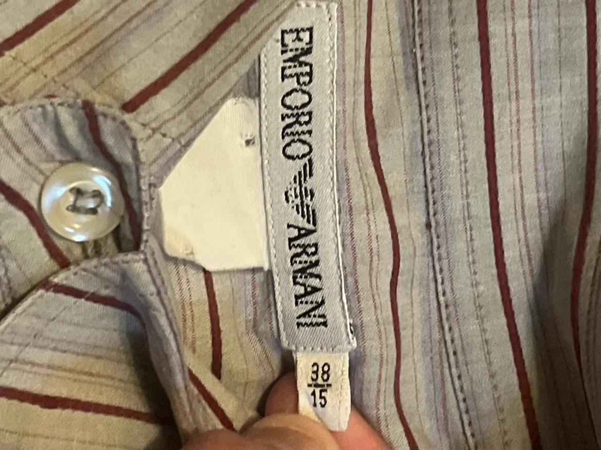 Emporio Armani Striped Button-Up Shirt - photo 2