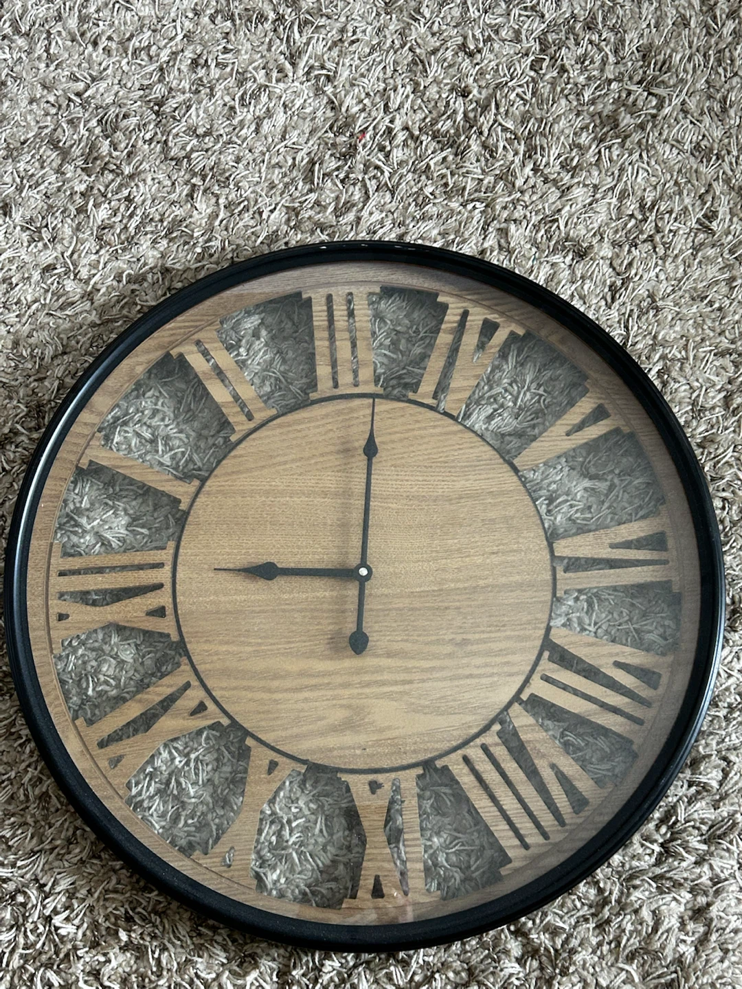 Large Roman Numeral Wall Clock