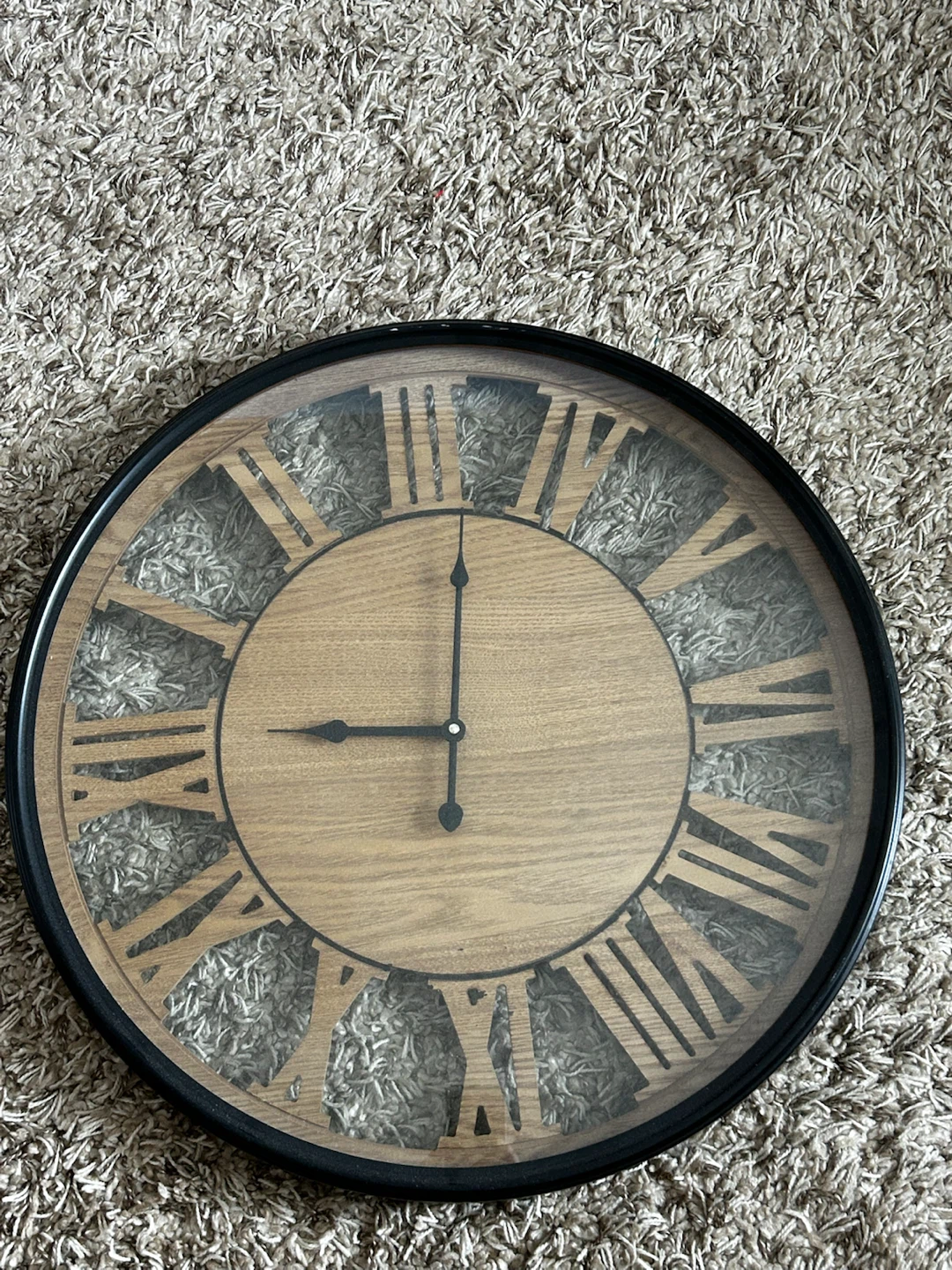 Large Roman Numeral Wall Clock - photo 2