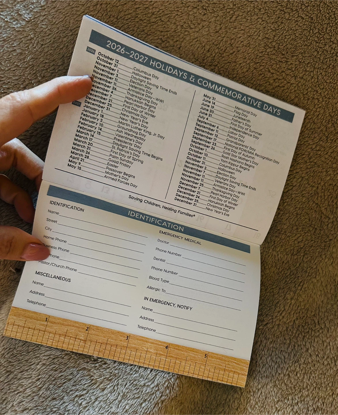 Boys Town 2027 Pocket Planner and Calendar - photo 3