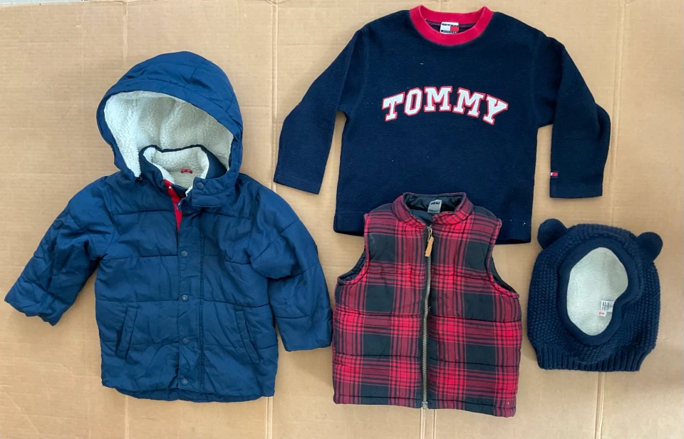 Winter Clothing Bundle - Carter’s, Tommy Hilfiger, Gap size 4
