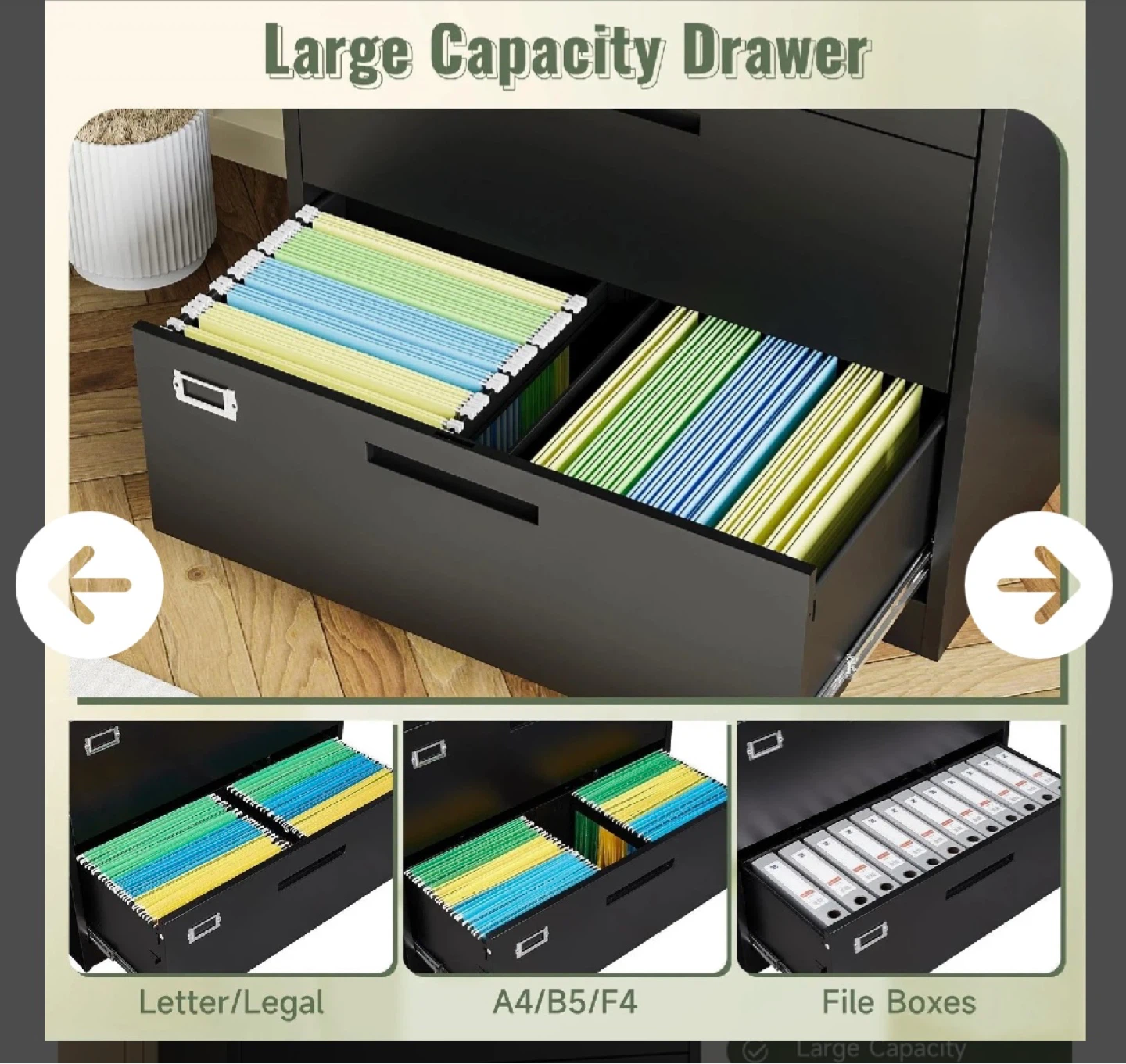 3-Drawer Lateral File Cabinet - photo 2