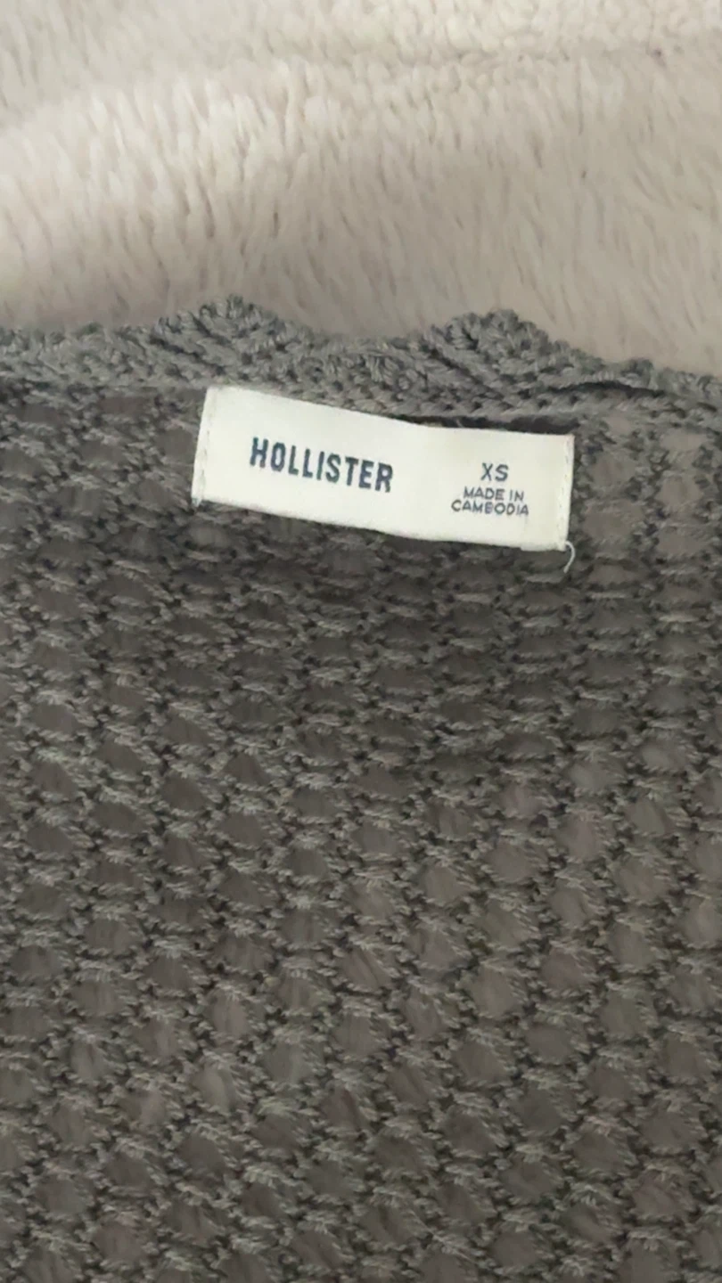 Hollister Long-Sleeve Tie Front Shrug - photo 2