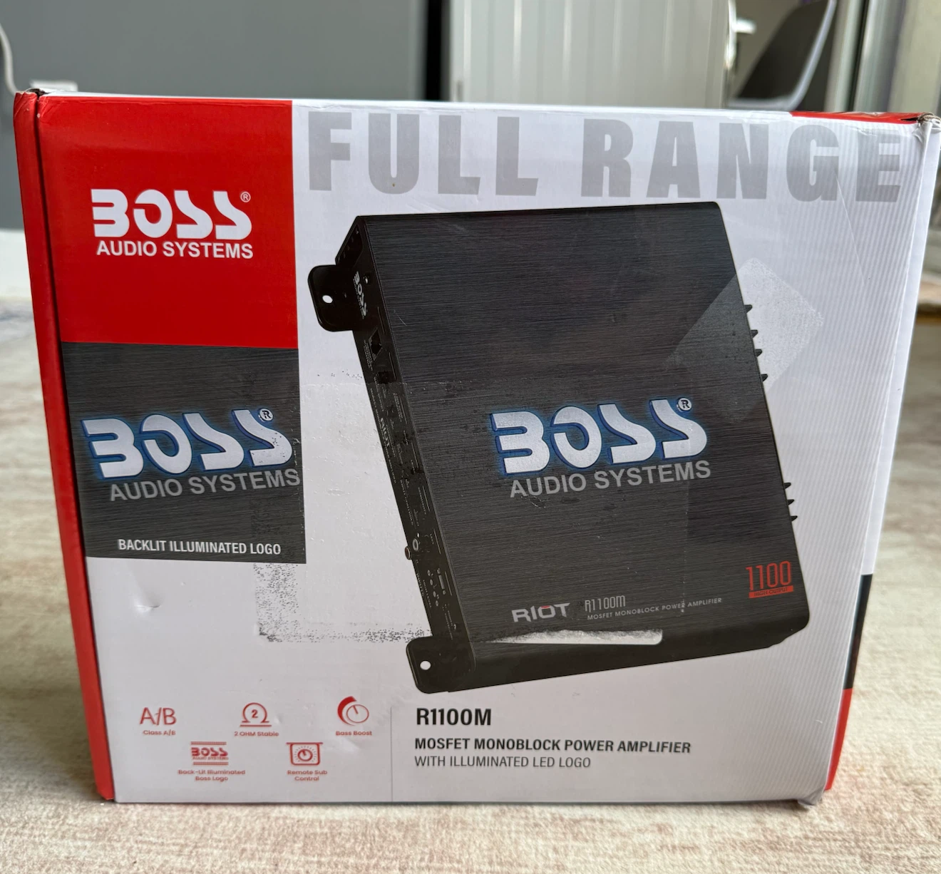 BOSS AUDIO SYSTEMS RIOT R1100M Monoblock Power Amplifier