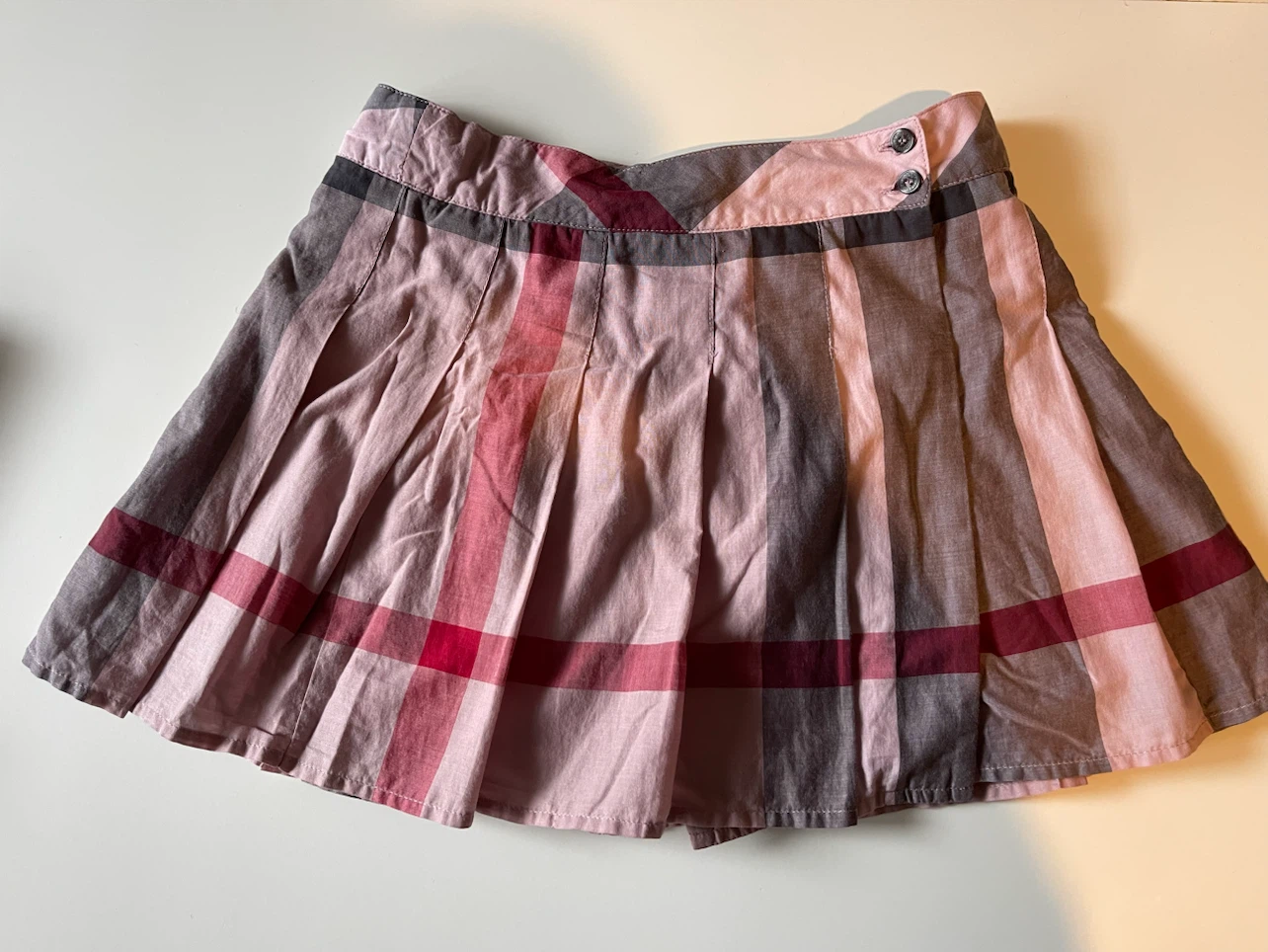Burberry Girl’s Plaid Skirt - 8Y/126cm