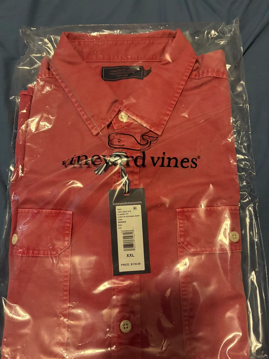 Vineyard Vines Lived-In Dockman Shirt XXL - photo 5