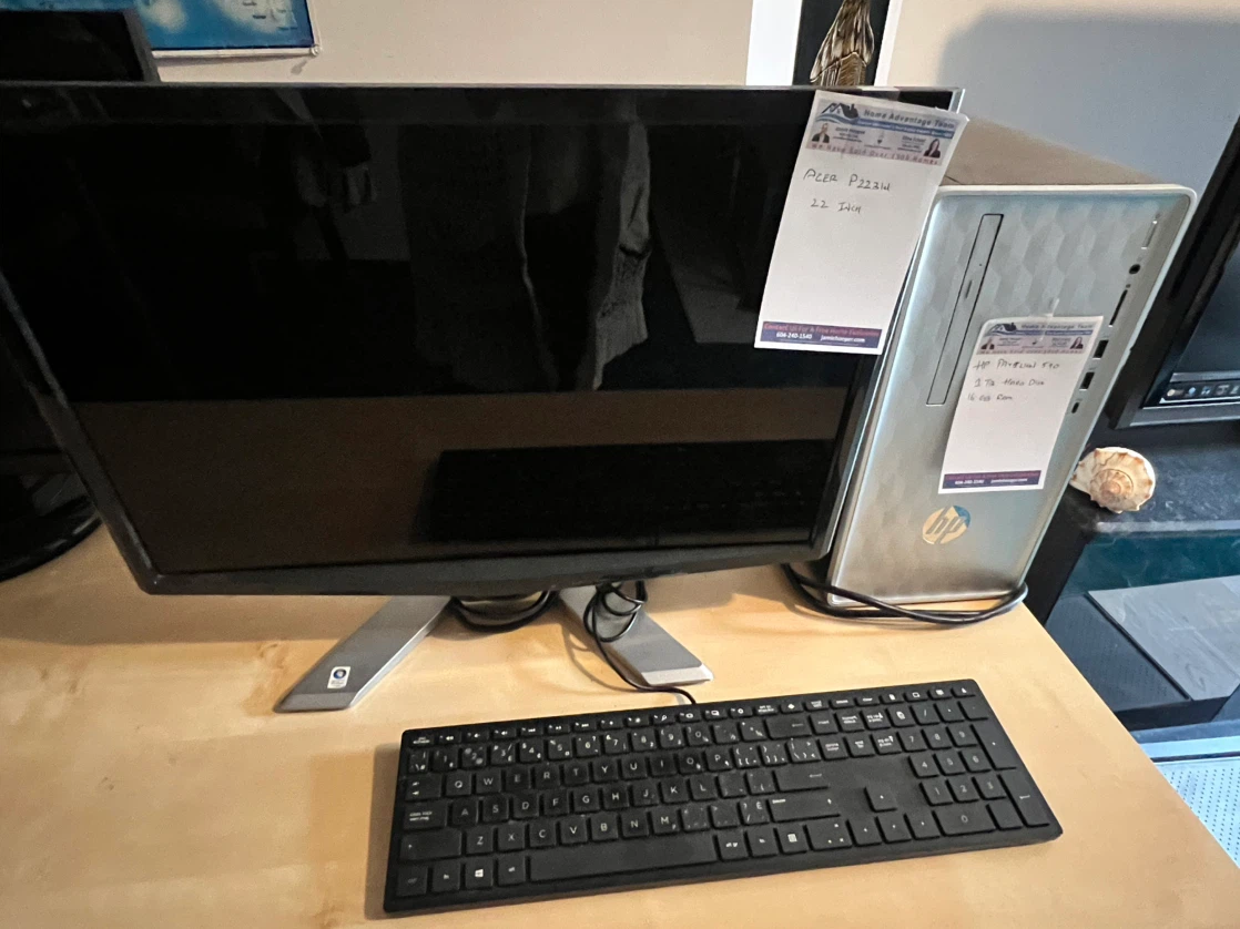 HP Pavilion 590 Desktop Computer Setup - photo 3