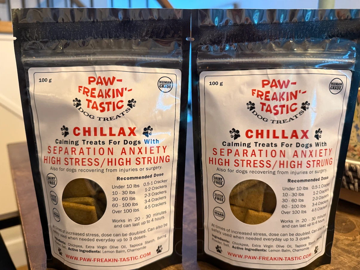 Paw-Freakin'-Tastic Chillax Dog Treats - 2 Pack
