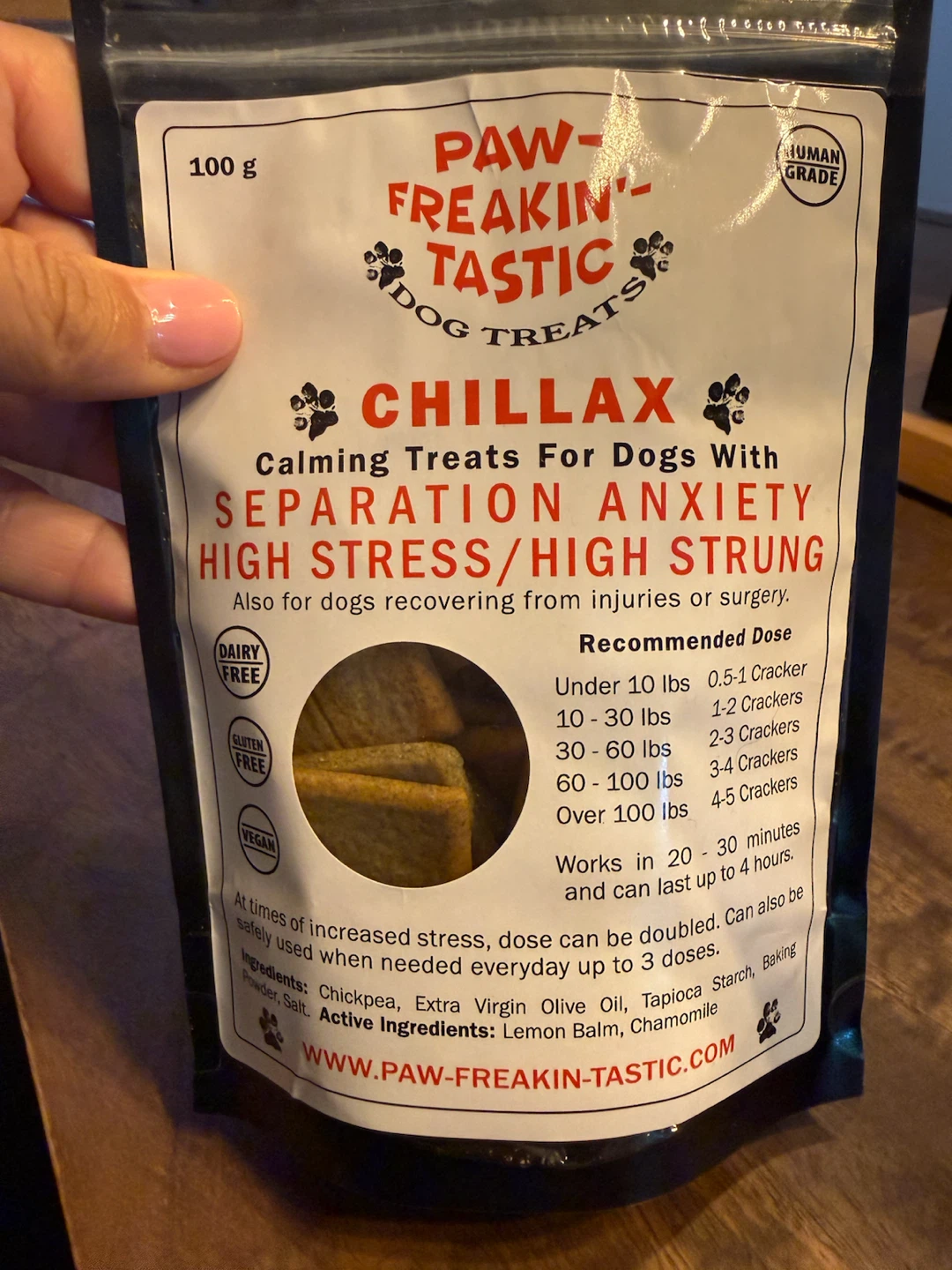 Paw-Freakin'-Tastic Chillax Dog Treats - 2 Pack - photo 2