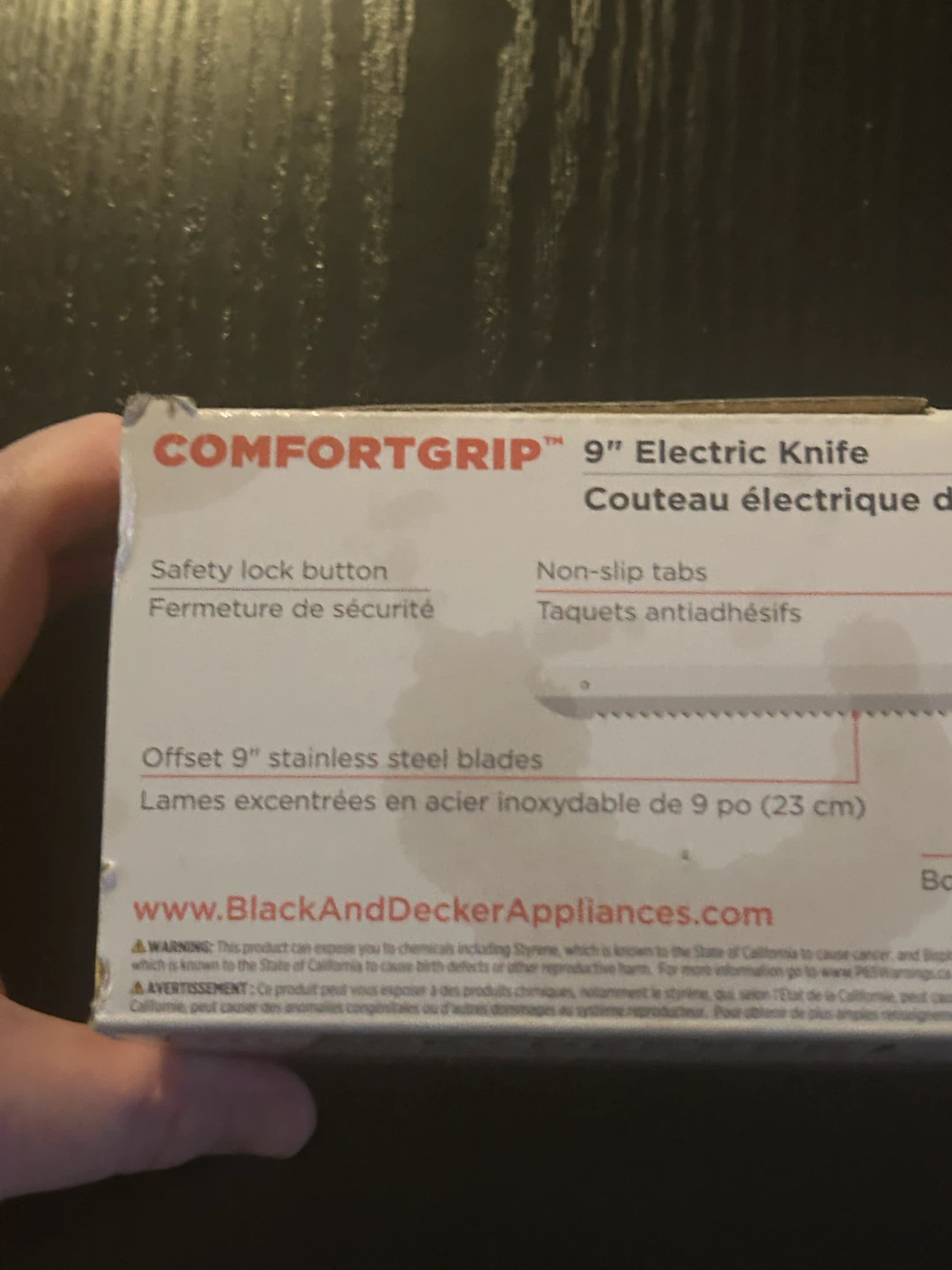 BLACK+DECKER ComfortGrip 9" Electric Knife - photo 3