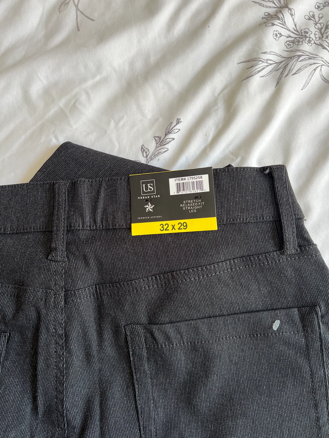Men’s Black Pants – Brand New – Size 32x29