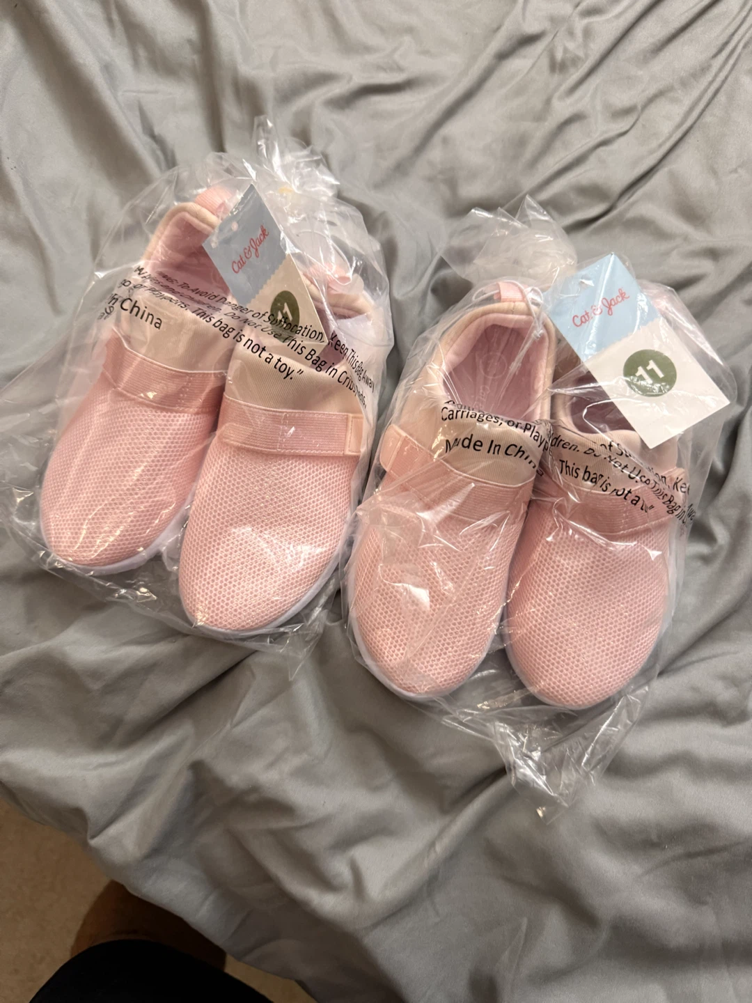 Cat & Jack Pink Slip-On Sneakers