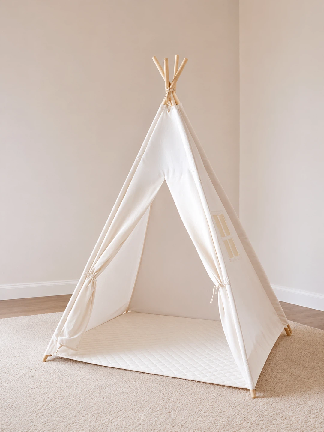 Kids Teepee Play Tent with Mat - photo 2