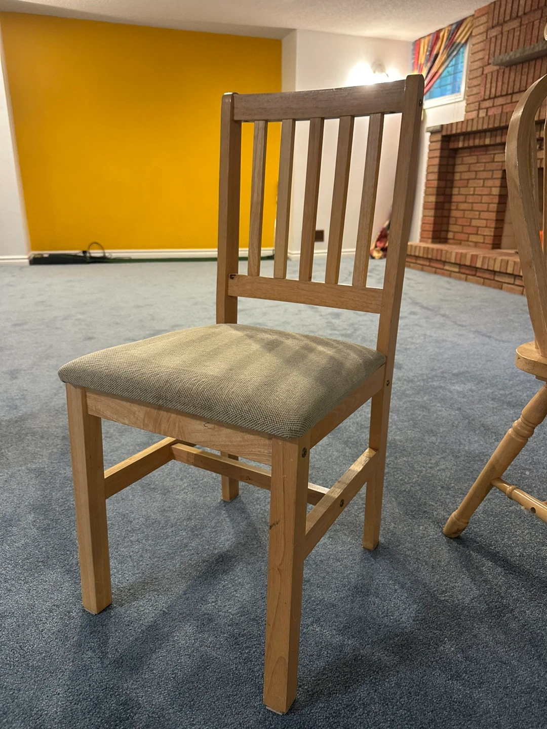 Wooden Spindle Back Dining Chair - photo 3