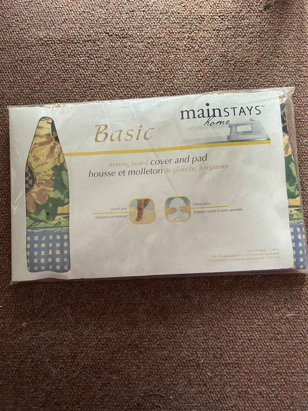 Mainstays Basic Ironing Board Cover and Pad