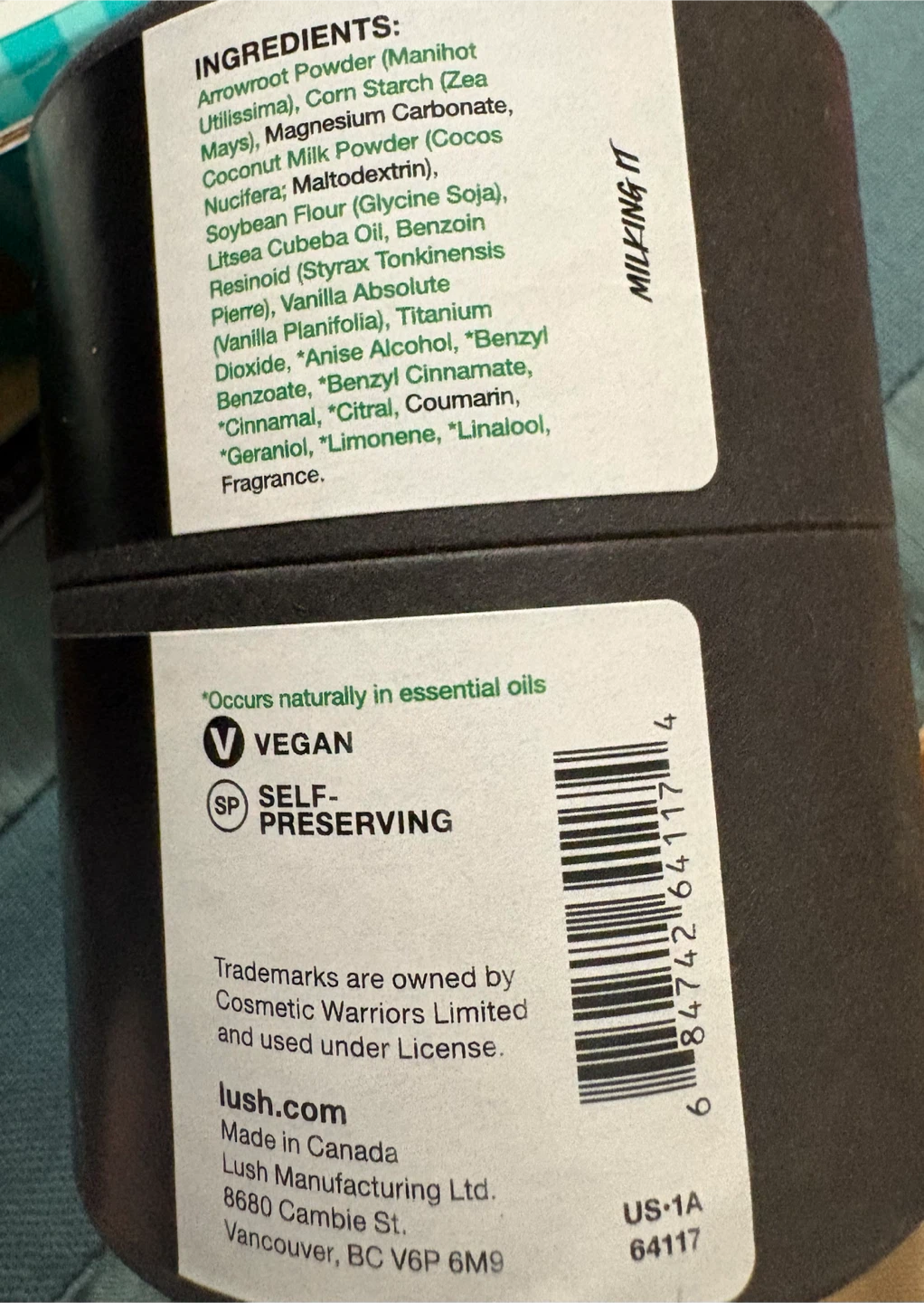 Lush Super Milk Dusting Powder - photo 4