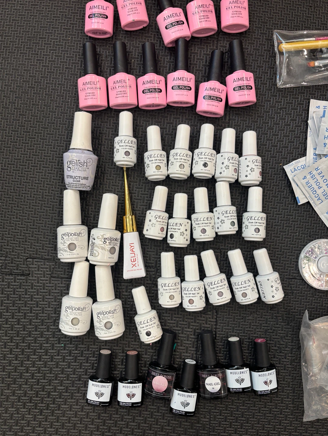 Gel Polish Lot with Accessories (Gelish, AIMEILI, Modelones) - photo 2