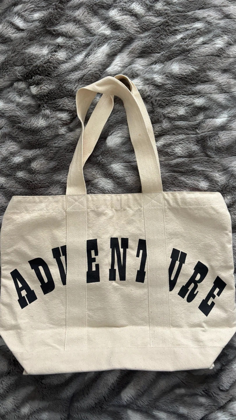 Cotton tote bag adventure