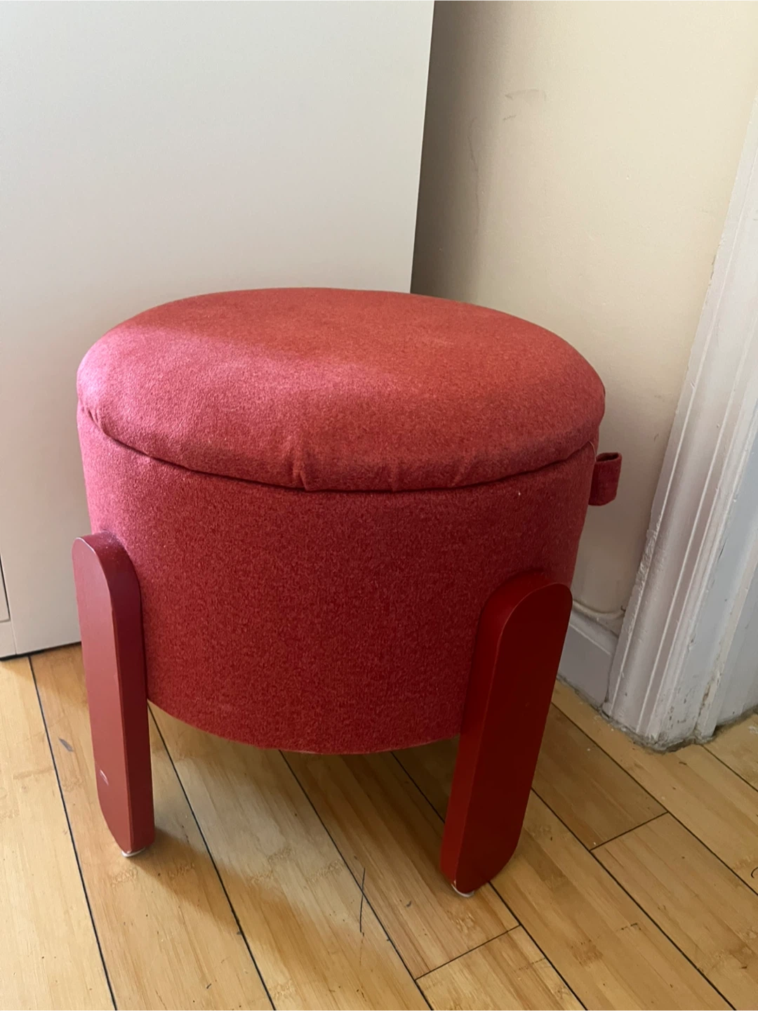IKEA FÖRLUNDA Storage Pouf - Red